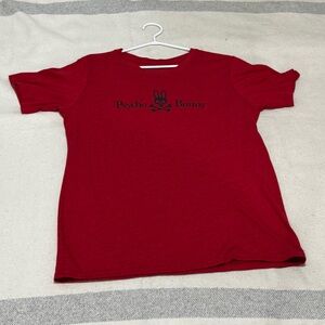 Psycho Bunny Red Graphic T-Shirt Size Large – Excellent Condition